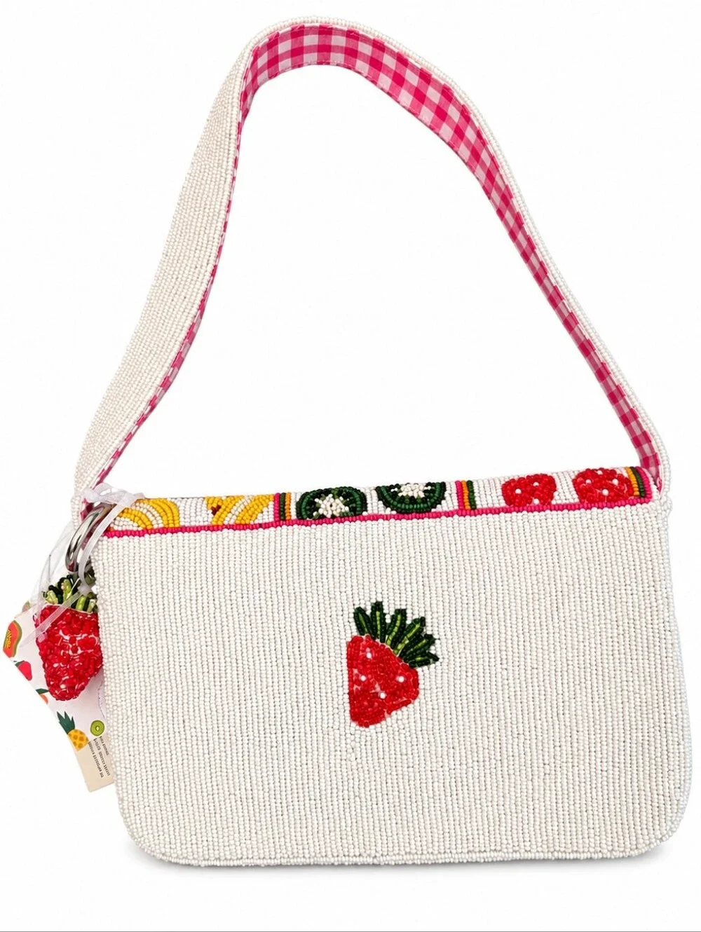 Handcrafted In Idia Fruit Shoulder Bag NWT